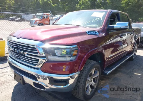 2020 Ram 1500 Laramie 4X4 5'7 Box z USA, uszkodzony, nr VIN 1C6SRFJT6LN217061